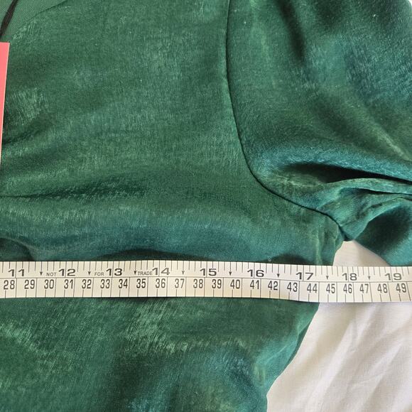 NWT Andrée by Unit Whimsigoth Romantic Mermaid Satin Midi Long Sleeve Dress S - Picture 10 of 12